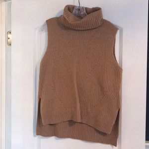 Brand new Madewell sleeveless turtleneck sweater